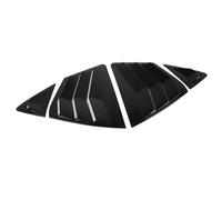 Ejoyous Persienne de Fenêtre Latérale Arrière, Garniture de Volet de Fenêtre en ABS Robuste pour XV80, Améliore l'intimité, Design Noir Brillant élégant, Installation Facile à Faire Soi-même