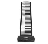 Ejoyous Piano à Clavier Enroulable à 61 Touches, Piano à Rouleau Pliable, Clavier électronique Portable, Clavier Surround Stéréo 4D, Prend en Charge MIDI (PM61)