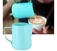 Ejoyous Pichet à café en Acier Inoxydable, Tasse à Mousse de Lait, Bec Courbe, Poignée Ergonomique, Latte Art Making pour la Cuisine à Domicile, Barista Coffee Shop, 350ml 600ml (350ML)