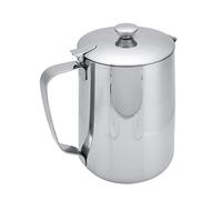 Ejoyous Pichet à Lait avec Couvercle, Pichet à Lait, Pichet à Mousse de Lait en Acier Inoxydable, Pichet à café, Pichet à café, Pichet à Crème, Théière, thé au Lait, Cappuccino (1500ML)