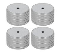 Ejoyous Pied de Support de Cadre de Lit, Rehausseurs de Meubles en Alliage d'aluminium avec Réglage de la Hauteur 23-37 Mm pour Table et Chaise de canapé (Zone Grise)