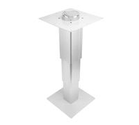 Ejoyous Pied de Table pour Camping-Car, Pied de Table élévatrice Réglable pour Bateaux, Alliage d'aluminium Robuste avec Manivelle, Hauteur Réglable de 12,2 à 28,3 Pouces pour Camping-Cars et Yachts