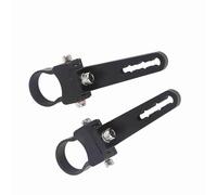 Ejoyous Pince de Support de Montage sur Tube en Aluminium de 3 Pouces pour Barre Lumineuse LED, Support de Barre de sécurité Réglable pour Camions et Véhicules Tout-terrain (1,25 pouces)