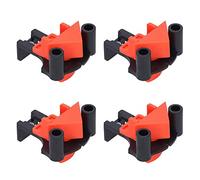Ejoyous Pinces à Angle Droit de 60, 90 et 120 Degrés, Pince d'Angle en ABS pour le Travail du Bois, Planches de 5 à 22 Mm, Utilisation à une Main, Tête d'Angle Amovible pour Cadres, Armoires,