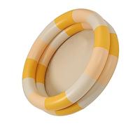 Ejoyous Piscine Gonflable bébé Souffle la Piscine Pliable Espace de Conception de Sauvegarde de Matériau en PVC épaissis pour Les Enfants de 3 à 6 Ans avec des Couleurs Vives (Bande Jaune)