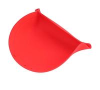 Ejoyous Planche à Découper en Silicone Planche à Découper de Cuisine Ronde en Silicone Tapis de Service et de Transfert de Préparation des Aliments Léger et Multifonction pour Cuisine Camping (rouge)