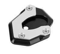 Ejoyous Plaque d'extension de Béquille de Moto, Alliage d'aluminium, Conception Durable, Stationnement Fonctionnel et Sûr pour Z650 Z900 250 300 (BLACK)