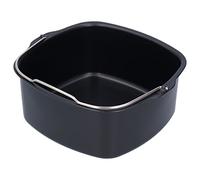 Ejoyous Plat de Cuisson Airfryer, Cocotte pour Friteuse à Air Chaud, Friteuse, Moule à Gâteau, Tonneau à Gâteau avec Revêtement Antiadhésif, pour Accessoires de Cuisson pour Friteuse à