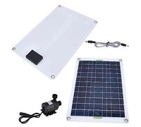 Ejoyous Pompe Solaire pour Bassin, 800 L/h, 12 V, Faible Bruit, pour Fontaine, Bassin à Poissons, Piscine à Oiseaux, Jeu D'eau à Faire Soi-même