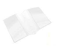 Ejoyous Porte-Certificat de Vaccination, Housse de Protection en PVC Transparent, Porte-Carte Pratique pour Carte de Vaccination et Passeport, 11 X 14,5 Cm pour Voyages et événements (Transparente