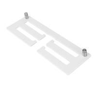Ejoyous Porte-médailles en Acrylique, 30x10cm avec 2 Cloisons | Support de récompense mural, deux déflecteurs pour une séparation claire, construction en acrylique blanc, organisateur de