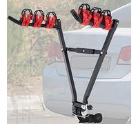 Ejoyous Porte-vélos pour 3 Vélos, Porte-vélos Arrière, Porte-Voitures en Acier, Attelage de Remorque Arrière pour Coffre