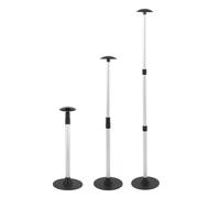 Ejoyous Poteau de Support de Pont de Bateau, Poteau de Support Télescopique à 3 Sections en Aluminium ABS Antirouille 22,5 à 54 Pouces Réglable Robuste pour Yachts pour la Pêche