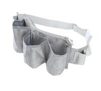 Ejoyous Pouche de Ceinture d'Outil de Jardin avec 6 Poches 2 Sangles étanche-Tissu Oxford Outil de Taille de Taille de de Jardinage Réglable pour Femmes Hommes 10,4 X 6,5 Pouces (Grey)