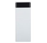 Ejoyous Power Bank Case ABS DIY Power Bank Shell 8 Support de Batterie QC PD Charge Rapide USB C Boîte de Chargement pour Téléphones Mobiles Voyage Utilisateurs de Bureau à Domicile (White)