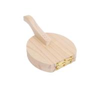 Ejoyous Presse-tortilla en Bois, Presse-pâte Manuelle en Bois Massif avec Poignée Ergonomique, Aplatissement Uniforme, Prête à l'emploi pour les Tortillas Faites Maison Roti Chapati Pizza par Home