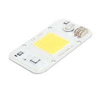 Ejoyous Puce LED 220 V en Aluminium COB 50 W 4500 Lm à Spectre Complet pour Croissance des Plantes, Source de Lumière sans Conducteur, Perle de Lampe Intégrée pour éclairage de Culture Intérieur