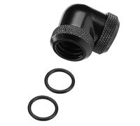 Ejoyous Raccord de Refroidissement par Eau, Connecteur coudé de Tube plaqué en Laiton pour Tubes PETG de 16 Mm de Diamètre Extérieur - Parfait pour les Systèmes de Refroidissement PC Personnalisés