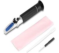 Ejoyous Réfractomètre Professionnel d'alcool, Testeur Portable 0-80%, avec Compensation Automatique de Température 0-30℃