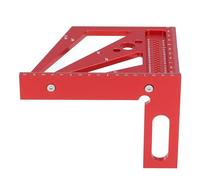 Ejoyous Règle de Travail du Bois, Outil carré en Alliage d'aluminium avec Mesure Multi-Angle et Angle Droit, Marques Gravées Claires pour une Disposition de Marquage Précise par les Menuisiers