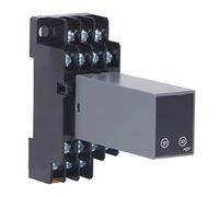 Ejoyous Relais de Retard à 4 Canaux Affichage Numérique Relais temporisé PP Alliage de Zinc en Cuivre Ignifuge AC250V 5A Précision Inférieure à 1 pour Cent pour Lampadaires d'usine (AC220V)