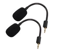 Ejoyous Remplacement du Micro, Microphone de Jeu Détachable de 3,5 Mm avec Noyau OFC et Suppression du Bruit, Prise Plaquée or, Prise de Voix Claire pour le Streaming de Jeu pour BlackShark V2 (BLACK)