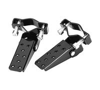 Ejoyous Repose-pieds vélo universel métal noir pour