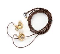 Ejoyous Resin Monitor Earbuds, Oxygen-Free Copper Wired 16Ω (Clair) | Câble détachable MMCX, cordon torsadé tissé à la main, sensibilité 109 dB, pilote dynamique 10 mm, casque de jeu e-sports