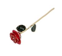 Ejoyous Rose Or 24K avec Support Rose Éternelle | Pour Saint-Valentin/mariage,coffret