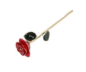 Ejoyous Rose Or 24K avec Support Rose Éternelle | Pour Saint-Valentin/mariage,coffret