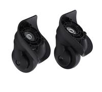 Ejoyous Rouleau de Boîtier Remplacement des Roues de Voyage 1 Paire Rouleaux Noirs A53 pour Les Valises Silencieuses et Robustes avec du Matériau PP + et des Vis D'assemblage