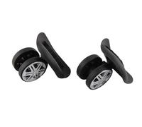 Ejoyous roulettes de Valise à Bagages, Respectueuses de l'environnement A65 1 Paire de Roues de Remplacement de Bagages Muettes Résistantes à l'usure pour Accessoire de Remplacement de Valise