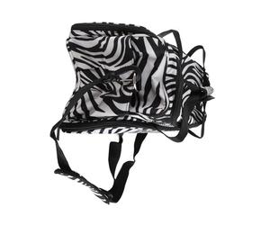 Ejoyous Sac à Main de Barbere de Grande capacité, Sac à Outils de Coiffure à Main à Rayures Zébrés, à de Coiffeur à Salon Portable pour Casse-Porte-casseur à Ciseaux avec Poignée et Bretelles,