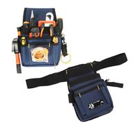 Ejoyous Sac à Outils électricien à Outils CELaire D'artisan Sac à Courroie avec Plusieurs Sacs Réglables pour la Réparation de la Réparation de L'ensemble de Décoration de Maison