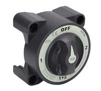 Ejoyous Sélecteur de Batterie, Interrupteur de Coupe Marine 500A pour les Moteurs Extérieurs et Petits Essences, avec une Protection Imperméable et d'allumage IP66, Installation Facile, 4 Position,