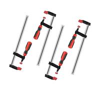 Ejoyous Serre-joints à Barres 80X600mm, Serre Joint à Vis 4 pièces Lot Serre-joints à Serrage Jeu Serres-joint à Une Main F Pince à Bois Métallique à Libération Rapide, Menuiserie Fixation