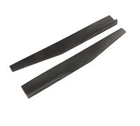 Ejoyous Spoiler d'aile de Jupe Latérale, Becquet d'extension 'aile de Jupe Latérale de Style Fibre de Carbone ABS, 2 Pièces 29,5 X 3,5 X 2 Pouces, Garniture Extérieure de Contrôle du Flux 'air