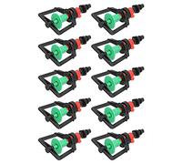 Ejoyous Sprinkler Rotation 10 Pack Buzle à Jet d'eau Réglable à 360 ° avec Conception Amovible pour Les Arbres Fruitiers d'irrigation du Jardin Fleurs