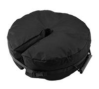 Ejoyous Stand de Parasol de Sacs de Sable, Parasol de Base de Poids de Poche Round Stand pour Le Pavillon de Balcon avec Un Plus Grand Trou de Sable-Remplissage