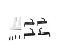 Ejoyous Support de Casque pour écran d'ordinateur, Support Multifonctionnel ABS pour la Gestion des Câbles, Organisateur de Bureau 4 Pièces pour les Jeux et le Bureau