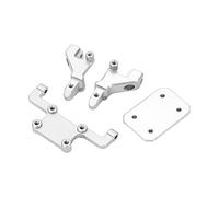 Ejoyous Support de Coque de Carrosserie pour RC Kit de Support de Montage de Coque Arrière en Aluminium avec Vis 8g Pièce de Mise à Niveau pour SCX24 AXI00002 1 24 RC Car Crawlers (Silver)