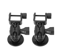Ejoyous Support de Dash Cam, 2-Pack Support à Ventouse Universel (Tête en | Rotule réglable à 360 degrés, construction POM, taille de boule de 16 mm, utilisation du tableau de bord DVR de voiture,
