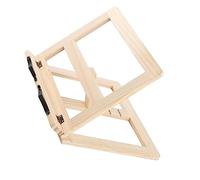 Ejoyous Support de Livre en Bois Support de Livre Réglable en Pin de Nouvelle-Zélande de Lecture 12,0 X 9,4 Pouces avec Pinces à Pages de 4,5 à 8,3 Pouces de Hauteur pour Enfants Adultes étude de