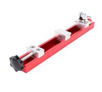 Ejoyous Support de montage mural de niveau, support réglable en hauteur en alliage d'aluminium de haute qualité avec un design rouge accrocheur pour la décoration intérieure (version courte)