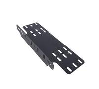 Ejoyous Support de Montage Universel en Acier Robuste pour Plaque d'immatriculation, Barre Lumineuse LED Tout-Terrain, Support en Métal Noir Durable pour Camions SUV