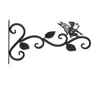 Ejoyous Support de Pot Suspendu 7.5 X 12 Cm Crochet Mural pour Plantes, | En Fer forgé, Résistant à la Rouille, Idéal pour Salon ou Balcon, Support de Pot de Fleur, Compatible avec Mangeoire à