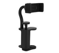 Ejoyous Support de Téléphone pour Guitare, Support de Téléphone pour Guitare avec Pince Réglable, Universel pour Smartphones (6-10,5 Cm d'épaisseur) Noir