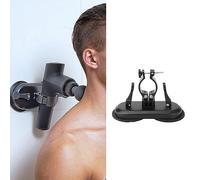 Ejoyous Support pour Pistolet de Massage, Support Mural pour Pistolet de Massage avec Support pour Pistolet de Massage à Ventouse, pour Auto-massage du Dos de la Douche dans les Zones