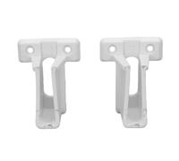 Ejoyous Supports D'étagère en Fil Blanc Plastique 12 Pièces Demi Pouce | Plastique de Haute qualité, Organisateur de Placard, Rangement D'armoire, Étagère Murale, Supports et Clips Muraux