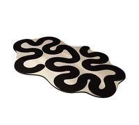 Ejoyous Tapis de Bain en Diatomite, Tapis Antidérapant Absorbant (Coeur | Absorption rapide de l\'eau, en cuir souple, réduction de l\'empreinte, zone des toilettes avec lavabo, conception de